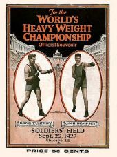 Affiche Match boxe Dempsey TunneyII