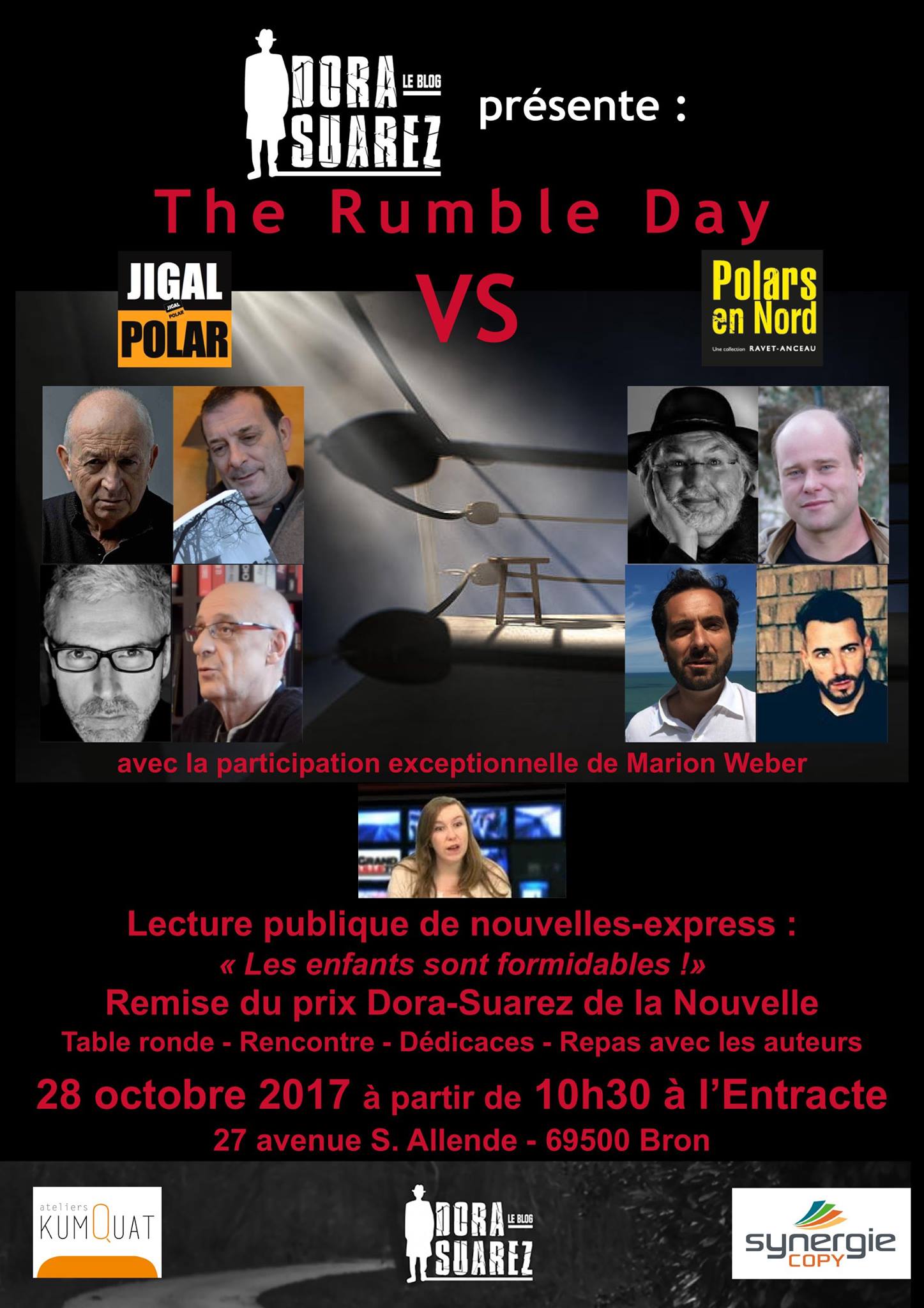 Affiche évènement dora suarez auteurs